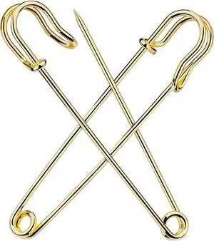 Large Safety Pins 15 Pack Heavy Duty Safety Pins 4 Inch(100mm) | Rust Resistant Heavy Duty Safety Pins for Clothes, Diapers, Blankets, Laundry, Leather Canvas, DIY Crafts Golden Large Safety Pins 15 Pack Heavy Duty Safety Pins 4 Inch(100mm) | Rust Resistant Heavy Duty Safety Pins for Clothes, Diapers, Blankets, Laundry, Leather Canvas, DIY Crafts Golden