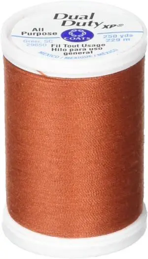Coats Thread & Zippers Dual Duty XP General Purpose Thread, 250-Yard, Paprika Coats Thread & Zippers Dual Duty XP General Purpose Thread, 250-Yard, Paprika