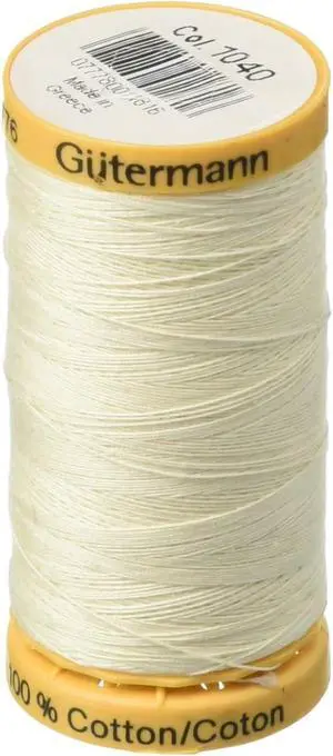 Natural Cotton Thread 273 Yards #1040 Natural Cotton Thread 273 Yards #1040