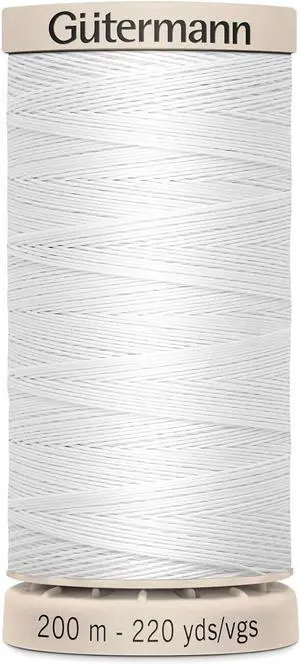 Gutermann Quilting Thread 220 Yards-White 738219-5709 Gutermann Quilting Thread 220 Yards-White 738219-5709