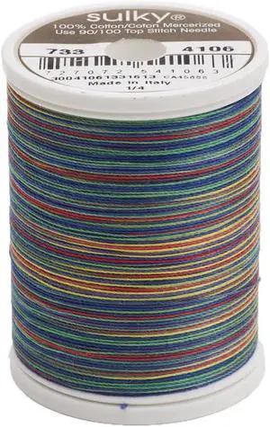 Sulky 733-4106 Blendables Thread for Sewing, 500-Yard, Primaries Sulky 733-4106 Blendables Thread for Sewing, 500-Yard, Primaries