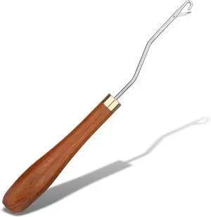Giwrmu Latch Hook Tool, Small Bent Latch Hooks, Rug Hook (Type 2) | Wooden Bent Latch Hooks, Crochet Needle for Crochet Rug, Micro Braids, Hair Extension, Carpet Crafts Giwrmu Latch Hook Tool, Small Bent Latch Hooks, Rug Hook (Type 2) | Wooden Bent Latch Hooks, Crochet Needle for Crochet Rug, Micro Braids, Hair Extension, Carpet Crafts