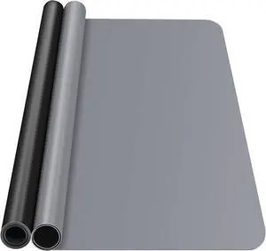 Silicone Mat, IKOCO 15.7"x 11.8" Silicone Craft Mat for Playdough A3 Large Nonstick Resin Molds Sheets for Epoxy Resin Jewelry Casting, Black and Grey Silicone Mat, IKOCO 15.7"x 11.8" Silicone Craft Mat for Playdough A3 Large Nonstick Resin Molds Sheets for Epoxy Resin Jewelry Casting, Black and Grey