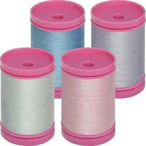 All Purpose Sewing Thread-4 Spools of Hand Polyester Sewing Thread for Hand and Machine Sewing(Fresh Pastel Color All Purpose Sewing Thread-4 Spools of Hand Polyester Sewing Thread for Hand and Machine Sewing(Fresh Pastel Color