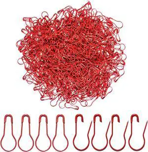 500 Pcs Red Bulb Pins 0.8" Gourd Safety Pins for Craft Project, Home Accessories 500 Pcs Red Bulb Pins 0.8" Gourd Safety Pins for Craft Project, Home Accessories