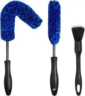 3PCS Wheel Brush Kit for Cleaning Wheel and Tire, Wheel and Rim Brush, Car Detailing Brushes, Bendable & Durable Car Wheel Rim Cleaner Brush Set,Car Detailing Cleaning Brush Supplies Kit 3PCS Wheel Brush Kit for Cleaning Wheel and Tire, Wheel and Rim Brush, Car Detailing Brushes, Bendable & Durable Car Wheel Rim Cleaner Brush Set,Car Detailing Cleaning Brush Supplies Kit