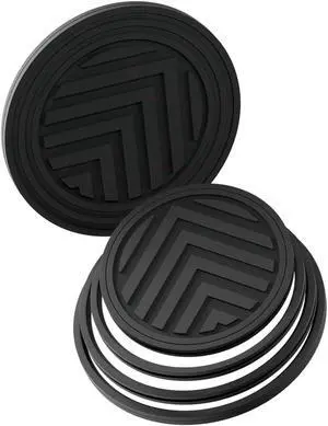 FitRing Car Cup Holder Coasters, Multi-Size, 2.75"-3.54", 2 Pack | 5 size choices help select a coaster diameter closer to the diameter of your cup holder base than a fixed-size coaster FitRing Car Cup Holder Coasters, Multi-Size, 2.75"-3.54", 2 Pack | 5 size choices help select a coaster diameter closer to the diameter of your cup holder base than a fixed-size coaster