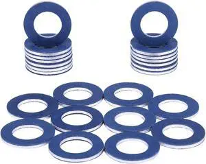 90430-12031 (24Pcs) Aluminum Oil Drain Plug Gaskets Fits for Toyota Lexus Scion Crush Washer Seals Replaces# 9043012031 90430-12031 (24Pcs) Aluminum Oil Drain Plug Gaskets Fits for Toyota Lexus Scion Crush Washer Seals Replaces# 9043012031