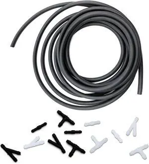 Windshield Washer Hose Kit, 4 Meter Washer Fluid Hose with 12 Pcs Hose Connectors, Suitable for Most Car Windshield Washer Tubing Windshield Washer Hose Kit, 4 Meter Washer Fluid Hose with 12 Pcs Hose Connectors, Suitable for Most Car Windshield Washer Tubing
