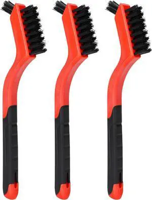 3pcs Nylon Brushes for Cleaning, Small Cleaning Brushes | for Tight Spaces, Car Detailing Brush Set for Cleaning Dust in Holes 3pcs Nylon Brushes for Cleaning, Small Cleaning Brushes | for Tight Spaces, Car Detailing Brush Set for Cleaning Dust in Holes