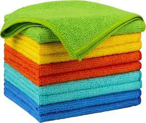 AIDEA Microfiber Cleaning Cloth 10PK, Microfiber Towels for Cars 12"×12" | Car Wipes, Dusting Cloth Cleaning Rags, Cleaning Towels for SUVs, House, Kitchen, Window, Workshops, Cleaning Supplies AIDEA Microfiber Cleaning Cloth 10PK, Microfiber Towels for Cars 12"×12" | Car Wipes, Dusting Cloth Cleaning Rags, Cleaning Towels for SUVs, House, Kitchen, Window, Workshops, Cleaning Supplies