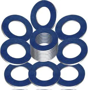 DCWecher 25-Pack 90430-12031 M12 Oil Drain Plug Gasket, M12 Crush Washer | Aluminum Washer for Selected Toyota Lexus Scion Oil Pan Drain Plug, Replaces 9043012031, for Oil Change and Garage Repair DCWecher 25-Pack 90430-12031 M12 Oil Drain Plug Gasket, M12 Crush Washer | Aluminum Washer for Selected Toyota Lexus Scion Oil Pan Drain Plug, Replaces 9043012031, for Oil Change and Garage Repair