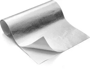 FLASLD Aluminized Heat Shield Mat Thermal Barrier Adhesive Backed Heat Blanket 12'' X 24'', Fiberglass Insulation Reflective Material High Temp Protection FLASLD Aluminized Heat Shield Mat Thermal Barrier Adhesive Backed Heat Blanket 12'' X 24'', Fiberglass Insulation Reflective Material High Temp Protection
