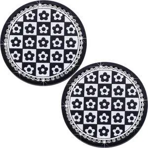 2-Pack Bling Cup Holder Coasters for Cars 2.75 Inch Silicone Inserts Anti-Slip, Shockproof Decorative Vehicle Accessories for Women & Girls (Little flowerr) 2-Pack Bling Cup Holder Coasters for Cars 2.75 Inch Silicone Inserts Anti-Slip, Shockproof Decorative Vehicle Accessories for Women & Girls (Little flowerr)