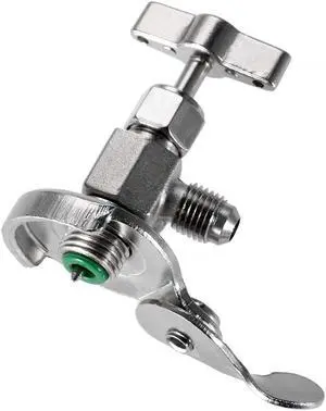 R134A Can Tap, Dispensing Valve Bottle Opener 1/4 SAE for R12 R22 R502 | Universal Refrigerant Dispenser Valve Tool R134A Can Tap, Dispensing Valve Bottle Opener 1/4 SAE for R12 R22 R502 | Universal Refrigerant Dispenser Valve Tool