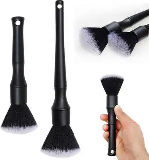 2 Microfiber Detailing Brushes, Car Interior Detailing Brush for Air Vent,Dashboard, Leather,Cleaning Tool Efficient Dust Removal for Car Interior, Computers, Keyboards, Digital Device 2 Microfiber Detailing Brushes, Car Interior Detailing Brush for Air Vent,Dashboard, Leather,Cleaning Tool Efficient Dust Removal for Car Interior, Computers, Keyboards, Digital Device