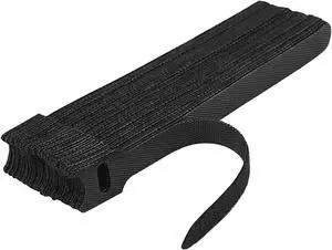 TENOC Reusable Cable Ties Hook Loop Cords Management Adjustable Cable Organizer Wire Straps, Black, 30 Pcs 8-Inch TENOC Reusable Cable Ties Hook Loop Cords Management Adjustable Cable Organizer Wire Straps, Black, 30 Pcs 8-Inch