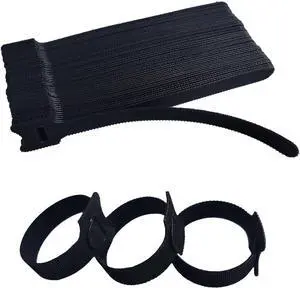 6 Inches 60 PCS Black Reusable Cable Ties,Multi-purpose Adjustable Cord Straps,Cable Organizer,Cord Wrap and Hook Loop Cords Management,Adjustable Cord Ties 6 Inches 60 PCS Black Reusable Cable Ties,Multi-purpose Adjustable Cord Straps,Cable Organizer,Cord Wrap and Hook Loop Cords Management,Adjustable Cord Ties