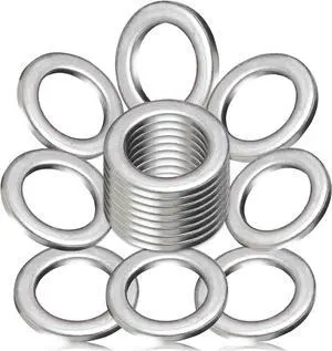 DCWecher 24PCS 94109-14000 M14 Crush Washer Oil Drain Plug Gasket for Honda | Aluminum 14mm Crush Washer for Selected Honda Acura Oil Drain Plug, Replaces 94109-14000, for Oil Change and Garage Repair DCWecher 24PCS 94109-14000 M14 Crush Washer Oil Drain Plug Gasket for Honda | Aluminum 14mm Crush Washer for Selected Honda Acura Oil Drain Plug, Replaces 94109-14000, for Oil Change and Garage Repair