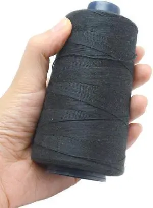Luwigs Black 100% Polyester Weaving Thread Wig Hair Weft Sewing Supplies | Sturdy Tensile Strength, Professional Sewing Supply for Wig Making, Hair Weft and Hair Extension Stitching Work Luwigs Black 100% Polyester Weaving Thread Wig Hair Weft Sewing Supplies | Sturdy Tensile Strength, Professional Sewing Supply for Wig Making, Hair Weft and Hair Extension Stitching Work