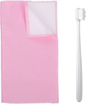 Syyflibb Polishing Cleaning Cloth for Gold, Silver, and Platinum Jewelry, 1 Ultra-Soft Brushes Wave,Rings & Chains | Tarnish Removal(Pink) Syyflibb Polishing Cleaning Cloth for Gold, Silver, and Platinum Jewelry, 1 Ultra-Soft Brushes Wave,Rings & Chains | Tarnish Removal(Pink)