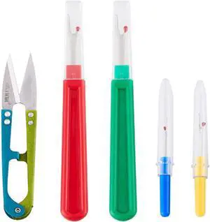 GDMINLO 5 Pieces Colorful Seam Ripper Assortment Thread Remover Kit 2 Big and 2 Small Handy Stitch Sewing Tools with 1 Scissors for Removing Unwanted Hems and Seams GDMINLO 5 Pieces Colorful Seam Ripper Assortment Thread Remover Kit 2 Big and 2 Small Handy Stitch Sewing Tools with 1 Scissors for Removing Unwanted Hems and Seams