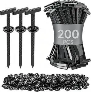 200PCS T-Head Cable Tie Buckle, PA66 Push Pin Clips for Car Repair | Self-locking Triple-Tooth, Anti-Aging & Tough. Heat and Impact Resistant. For Fender, Bumper, Trunk Liner. Bases Included 200PCS T-Head Cable Tie Buckle, PA66 Push Pin Clips for Car Repair | Self-locking Triple-Tooth, Anti-Aging & Tough. Heat and Impact Resistant. For Fender, Bumper, Trunk Liner. Bases Included