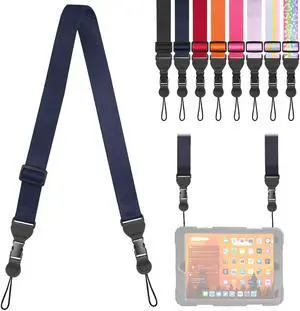 Adjustable Shoulder Strap, Comfortable Camera Strap, Neck Lanyard for iPad Tablet Case, Camera, Binocular, Luggage Bag (Royal Blue Shoulder Strap) Adjustable Shoulder Strap, Comfortable Camera Strap, Neck Lanyard for iPad Tablet Case, Camera, Binocular, Luggage Bag (Royal Blue Shoulder Strap)