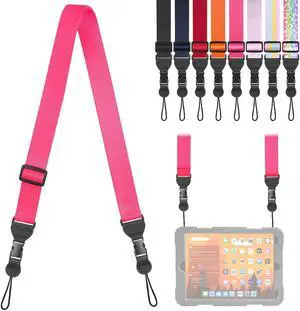 Adjustable Shoulder Strap, Comfortable Camera Strap, Neck Lanyard for iPad Tablet Case, Camera, Binocular, Luggage Bag (Pink Shoulder Strap) Adjustable Shoulder Strap, Comfortable Camera Strap, Neck Lanyard for iPad Tablet Case, Camera, Binocular, Luggage Bag (Pink Shoulder Strap)