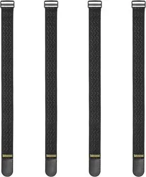 Trilancer Elastic Cinch Straps with Anti-Slip Strips, 24'' x 2'' (4 Pack) | Multipurpose Hook and Loop Bundling Straps for Hose, Cords, Bike, Luggage, Camping, Yoga Mats Trilancer Elastic Cinch Straps with Anti-Slip Strips, 24'' x 2'' (4 Pack) | Multipurpose Hook and Loop Bundling Straps for Hose, Cords, Bike, Luggage, Camping, Yoga Mats