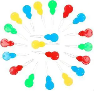 Eketirry Plastic Needle threaders, 20Pcs Needle Threader Hand Machine Sewing Tool for Sewing Crafting, Knitting Craft, Quilting, DIY Art, Color Random (20) Eketirry Plastic Needle threaders, 20Pcs Needle Threader Hand Machine Sewing Tool for Sewing Crafting, Knitting Craft, Quilting, DIY Art, Color Random (20)