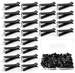 Dianrui 40PCS Black Square Head Car Vent Clips, 9mm Auto Air Conditioner Outlet, Air Freshener for Car Office Home Dianrui 40PCS Black Square Head Car Vent Clips, 9mm Auto Air Conditioner Outlet, Air Freshener for Car Office Home