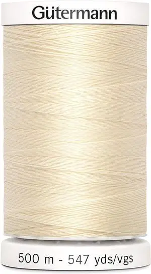 Gutermann Sew-All Thread 547yd, Ivory Gutermann Sew-All Thread 547yd, Ivory