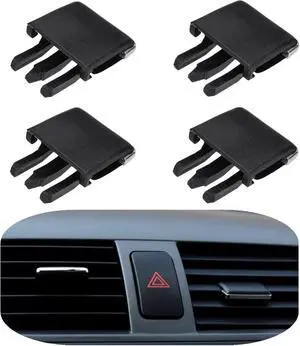 4 PCS Car Air Conditionings Vent Clip for Corolla, Black | 3 Claws Adjustable Professional AC Vent Clips, Car Air Vent Clips 4 PCS Car Air Conditionings Vent Clip for Corolla, Black | 3 Claws Adjustable Professional AC Vent Clips, Car Air Vent Clips