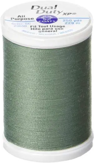 Coats Thread & Zippers Dual Duty XP General Purpose Thread, 250-Yard, Sage Coats Thread & Zippers Dual Duty XP General Purpose Thread, 250-Yard, Sage