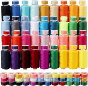 72Pcs Bobbins Sewing Threads Kit 36 Colors 500 Yards Sewing Polyester Thread Spools with 36Pcs Same Color Prewound Bobbins for Hand Sewing DIY Emergency Travel Sewing Machine Use (36 Colors) 72Pcs Bobbins Sewing Threads Kit 36 Colors 500 Yards Sewing Polyester Thread Spools with 36Pcs Same Color Prewound Bobbins for Hand Sewing DIY Emergency Travel Sewing Machine Use (36 Colors)