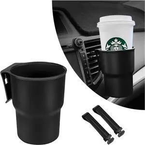 Hanging Cup Holder for Car Air Vents/Windows,Multi-Function Car Cup Holder Organizer/Car Trash Can,Universal Car Window Cup Holders with 2 Hooks Fits Most Cup Types (Black) Hanging Cup Holder for Car Air Vents/Windows,Multi-Function Car Cup Holder Organizer/Car Trash Can,Universal Car Window Cup Holders with 2 Hooks Fits Most Cup Types (Black)