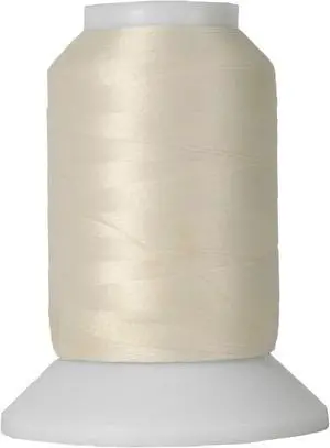 ThreadArt Wooly Serger Thread, Nylon 1000m, Ivory 9102 | Stretchy textured nylon serger thread for knits, swimwear, lingerie and soft seams. Great for loopers and coverstitch. ThreadArt Wooly Serger Thread, Nylon 1000m, Ivory 9102 | Stretchy textured nylon serger thread for knits, swimwear, lingerie and soft seams. Great for loopers and coverstitch.