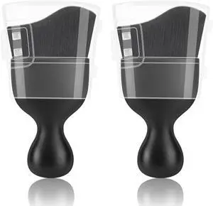 Amrules 2 Pcs Car Interior Detailing Brush Cleaning Tools, Black | Soft Bristles Gently Clean Dust & Dirt, Gentle on Surfaces, for Dash, Leather, Skylight & Vents, Lightweight, Easy to Use Amrules 2 Pcs Car Interior Detailing Brush Cleaning Tools, Black | Soft Bristles Gently Clean Dust & Dirt, Gentle on Surfaces, for Dash, Leather, Skylight & Vents, Lightweight, Easy to Use