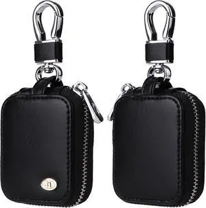 Earbud Case, Headphone Storage Case for AirPods 4/1/2/3/Pro 2-1 PCS Black | PU Leather Zipper Carrying Pouch Earbuds Bag with Keychain for Wireless Earphones, Wired Headphone & USB Cable Earbud Case, Headphone Storage Case for AirPods 4/1/2/3/Pro 2-1 PCS Black | PU Leather Zipper Carrying Pouch Earbuds Bag with Keychain for Wireless Earphones, Wired Headphone & USB Cable