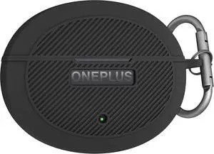 Geiomoo Silicone Cover for OnePlus Buds 4 Case, Soft Flexible Scratch Resistant Protective with Carabiner (Black) Geiomoo Silicone Cover for OnePlus Buds 4 Case, Soft Flexible Scratch Resistant Protective with Carabiner (Black)