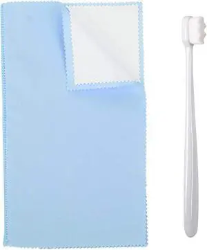 Syyflibb Polishing Cleaning Cloth for Gold, Silver, and Platinum Jewelry, 1 Ultra-Soft Brushes Wave,Rings & Chains | Tarnish Removal(Blue) Syyflibb Polishing Cleaning Cloth for Gold, Silver, and Platinum Jewelry, 1 Ultra-Soft Brushes Wave,Rings & Chains | Tarnish Removal(Blue)