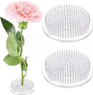 Waydress 2 Pcs 2.8 in Plastic Flower Frogs for Arrangements, Clear | 3 Suction Anti-slip Base, 44g Lightweight Design, Flower Pin Holder for Small Vase Ikebana Decoration Supplies Waydress 2 Pcs 2.8 in Plastic Flower Frogs for Arrangements, Clear | 3 Suction Anti-slip Base, 44g Lightweight Design, Flower Pin Holder for Small Vase Ikebana Decoration Supplies