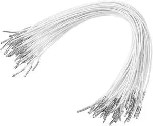 50PCS White Elastic Cords with Metal Ends, 11.8 in Elastic Bands for Crafts | Round Elastic Bands, White Elastic Extender Strap for Masks Making Party Hats DIY Signs Badg 50PCS White Elastic Cords with Metal Ends, 11.8 in Elastic Bands for Crafts | Round Elastic Bands, White Elastic Extender Strap for Masks Making Party Hats DIY Signs Badg