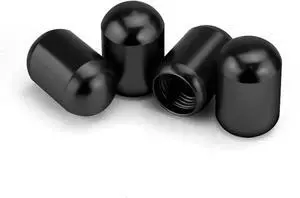 JUSTTOP 4PCS Car Tire Valve Stem Caps, Air Caps Cover, Universal for Cars, SUVs, Bike, Trucks and Motorcycles, Car Wheel & Tire Exterior Accessories-Black JUSTTOP 4PCS Car Tire Valve Stem Caps, Air Caps Cover, Universal for Cars, SUVs, Bike, Trucks and Motorcycles, Car Wheel & Tire Exterior Accessories-Black