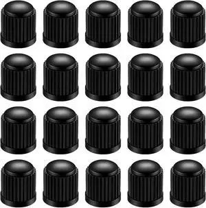 20PCS Car Tire Valve Stem Caps, with O Rubber Ring (Black) | Plastic Auto Wheel Stem Cover, Dustproof Tire Valve Cap, Universal Car Accessories for SUV, Truck, Motorcycle, Bicycle 20PCS Car Tire Valve Stem Caps, with O Rubber Ring (Black) | Plastic Auto Wheel Stem Cover, Dustproof Tire Valve Cap, Universal Car Accessories for SUV, Truck, Motorcycle, Bicycle