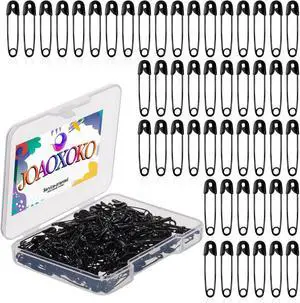 Safety pins 150pcs 0.75inch Safety pins for Clothes for Clothing Sewing Handicrafts Quilting Jewelry MakingBlack Hijab pins (Black) Safety pins 150pcs 0.75inch Safety pins for Clothes for Clothing Sewing Handicrafts Quilting Jewelry MakingBlack Hijab pins (Black)