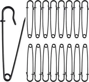 Large Safety Pins Heavy Duty - 4" Oversized Safety Pins for Laundry, Blanket, Crafts, Outdoor - 16PCS Large Safety Pins Heavy Duty - 4" Oversized Safety Pins for Laundry, Blanket, Crafts, Outdoor - 16PCS