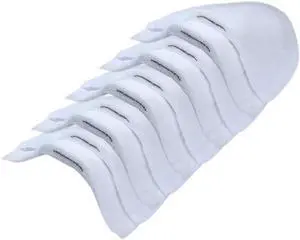 Chris.W 5 Pairs Cotton Set-in Shoulder Pads Sewing Shoulder Pad for Women/Men Blazer Coat Clothes, Medium - 3/5" White Chris.W 5 Pairs Cotton Set-in Shoulder Pads Sewing Shoulder Pad for Women/Men Blazer Coat Clothes, Medium - 3/5" White