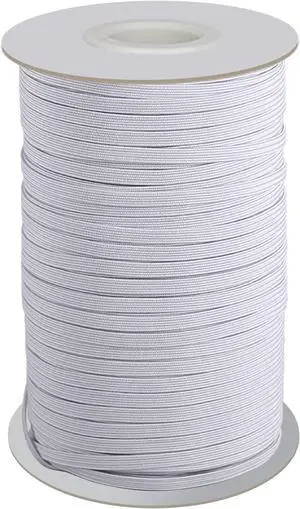 Lydia's Deal Elastic Cord 1/8 Inch (3MM) x 50 Yards White, Stretch Elastic String for Sewing, Crafts, Jewelry, Beading, Mask Ear Loop, Strong & Soft Elastic Roll Lydia's Deal Elastic Cord 1/8 Inch (3MM) x 50 Yards White, Stretch Elastic String for Sewing, Crafts, Jewelry, Beading, Mask Ear Loop, Strong & Soft Elastic Roll
